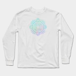 Iridescent Rainbow Mandala Long Sleeve T-Shirt